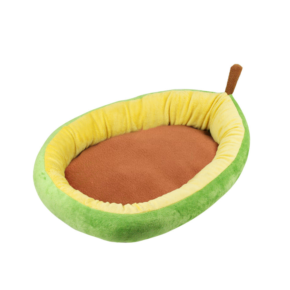 Avocado Pet Bed for Cozy Cat and Small Dog Lounging
