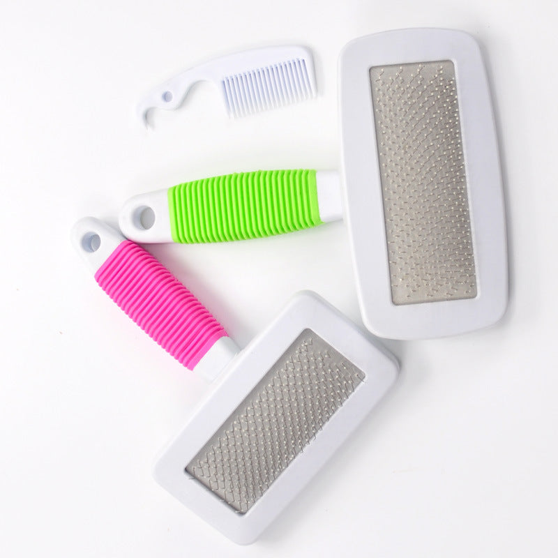 Pet Grooming Brush Set for Easier Coat Hair Removal