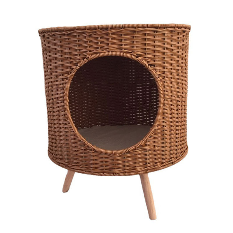 Elevated Cat Hideaway for Cozy, Stylish Indoor Rest