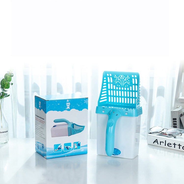 Cat Litter Scoop With Waste Container for Cleaner Pickup
