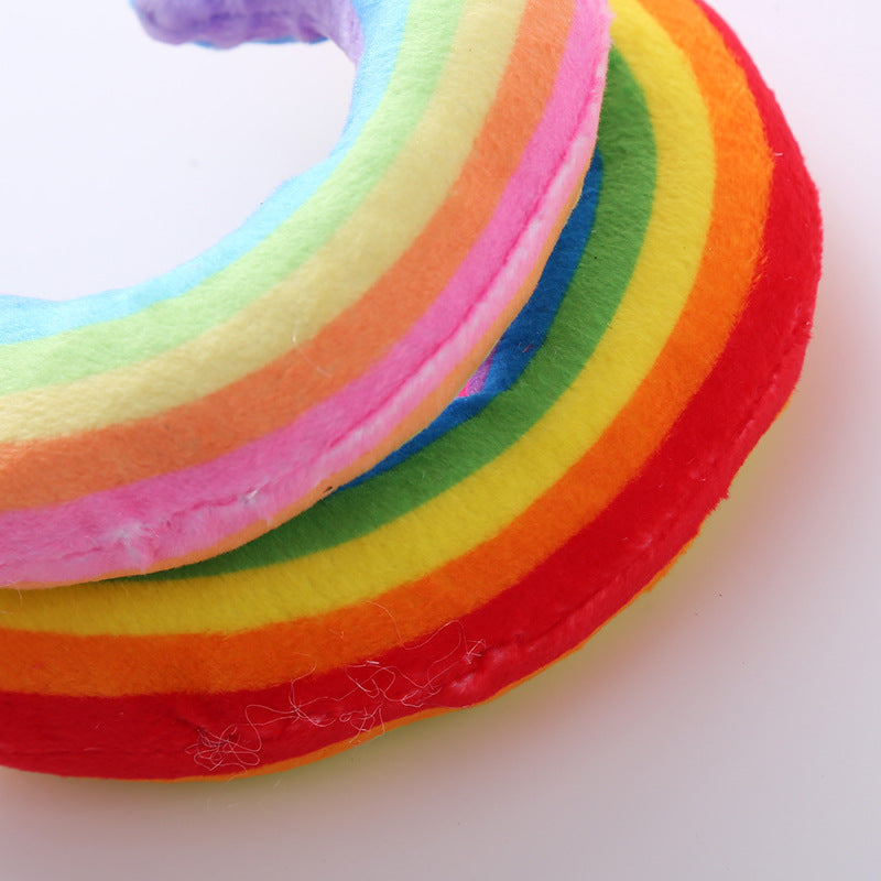 Rainbow Catnip Cat Toy Set for Indoor Play and Cuddles