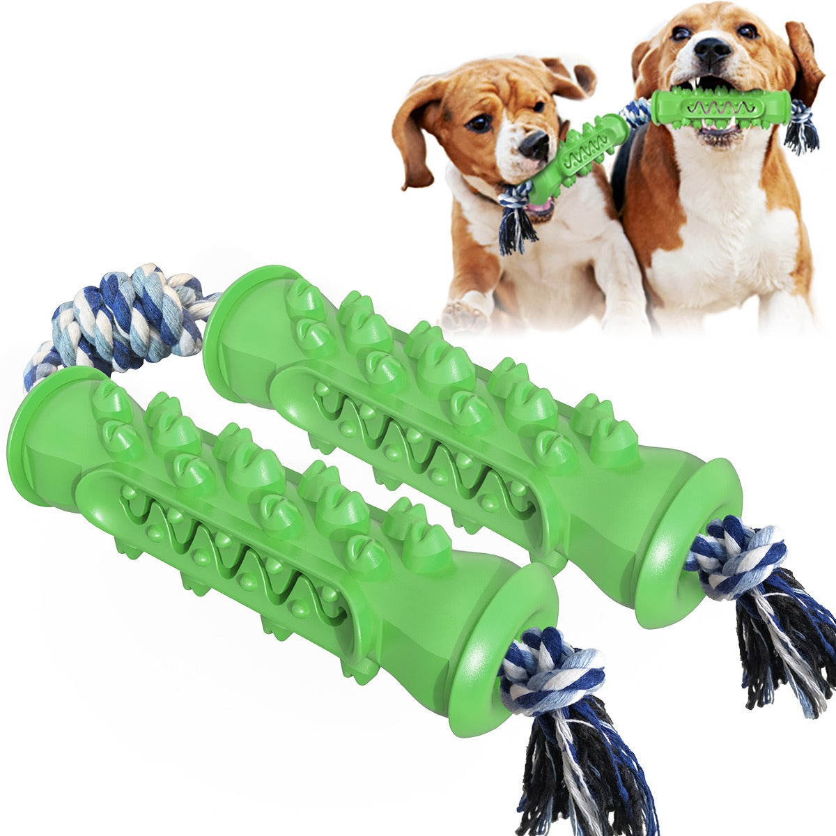 Dog Dental Chew Toy Set for Playful Daily Cleaning
