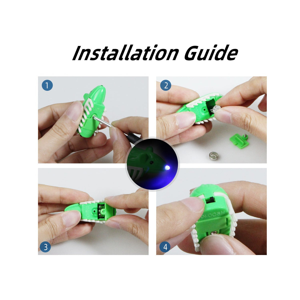 Interactive Cat Toy With LED Light & Moving Mouse Play
