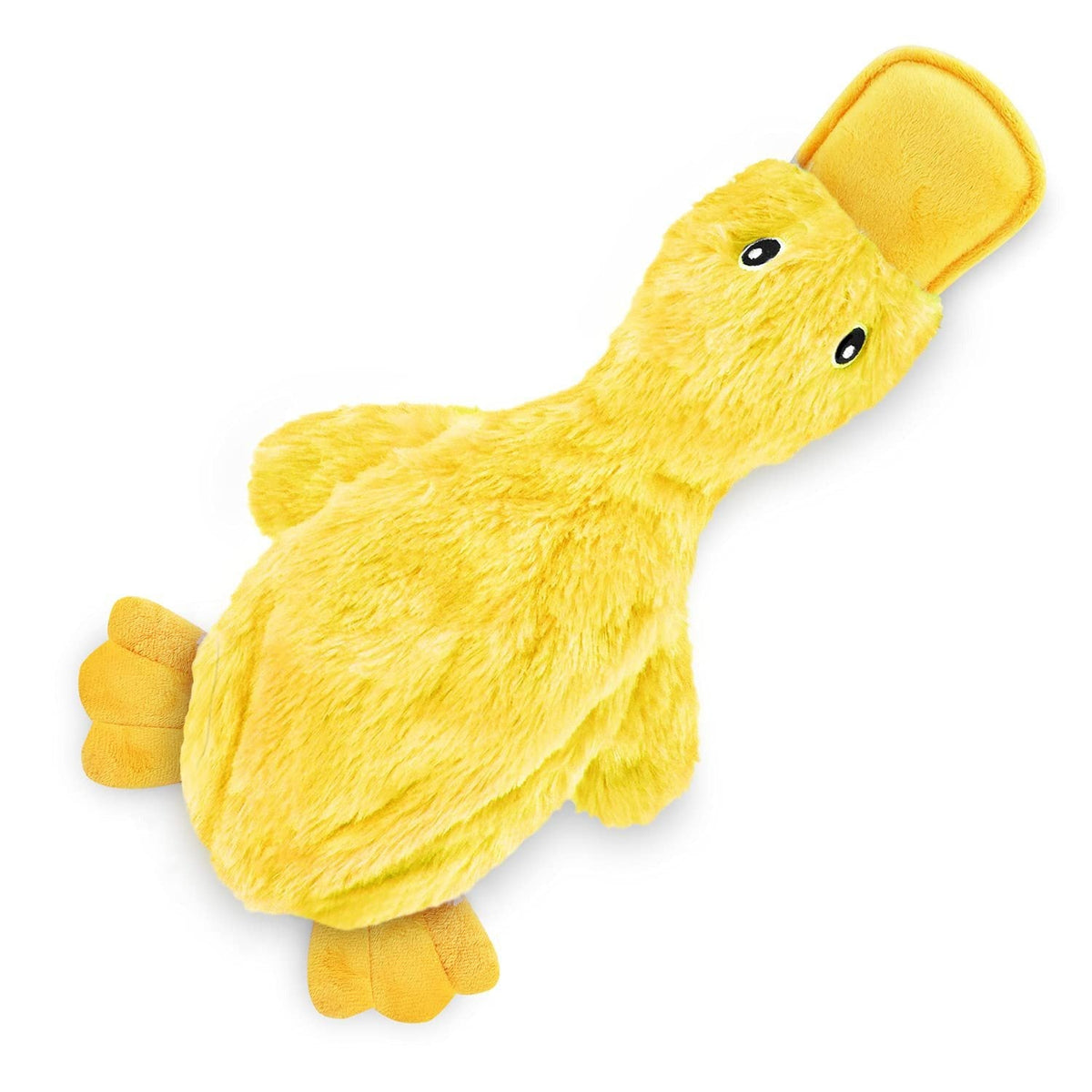 Stuffing-Free Duck Dog Toy for Engaging, Less-Messy Play