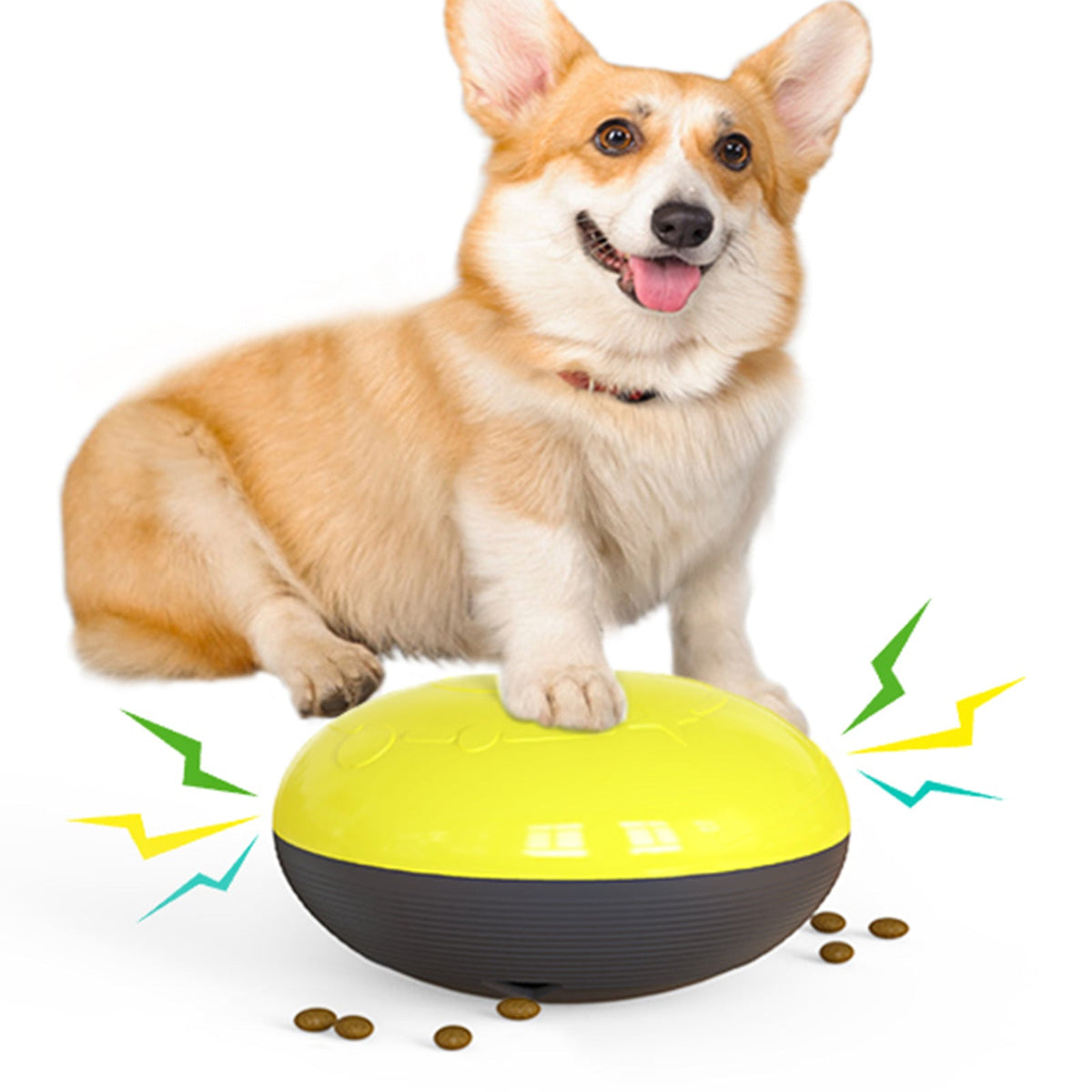 Sound Ball Dog Toy for Interactive Treat Puzzle Play