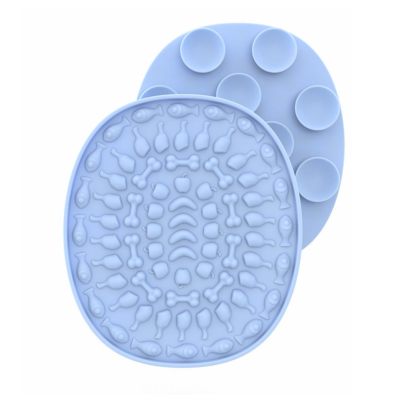 Silicone Dog Lick Mat for Calmer Baths & Slow Feeding