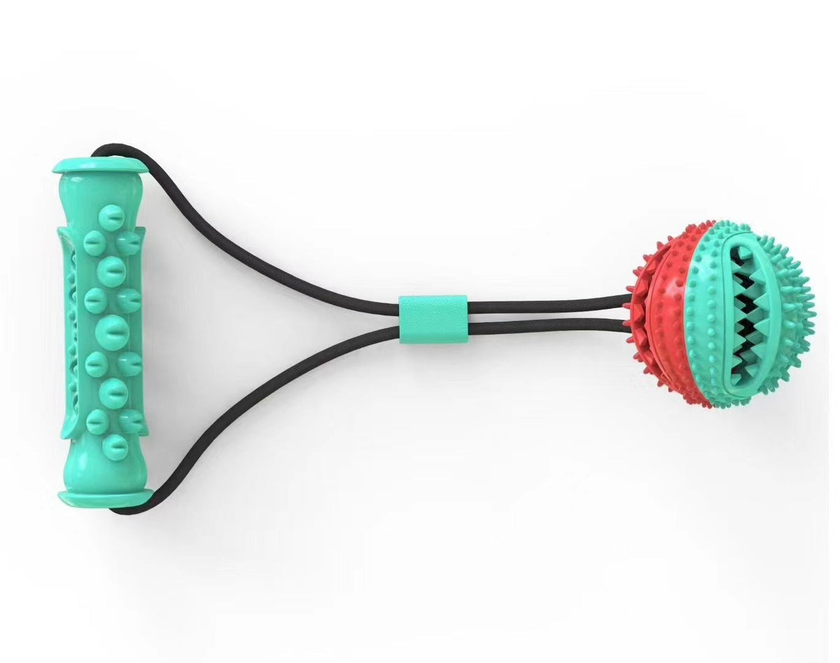 Interactive Dog Toy for Tug, Fetch, Chew & Exercise