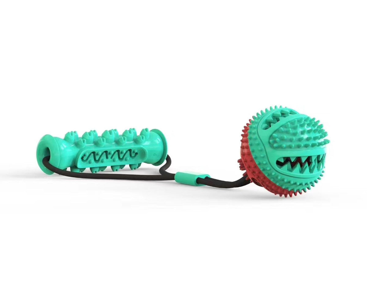 Interactive Dog Toy for Tug, Fetch, Chew & Exercise