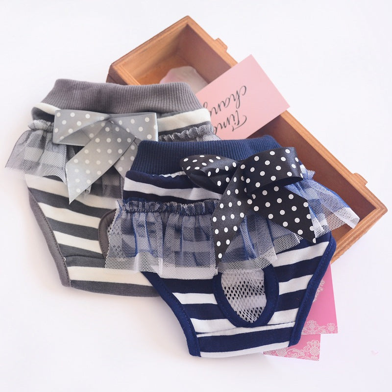 Dog Sanitary Pants for Female Dogs | 2-Piece Set
