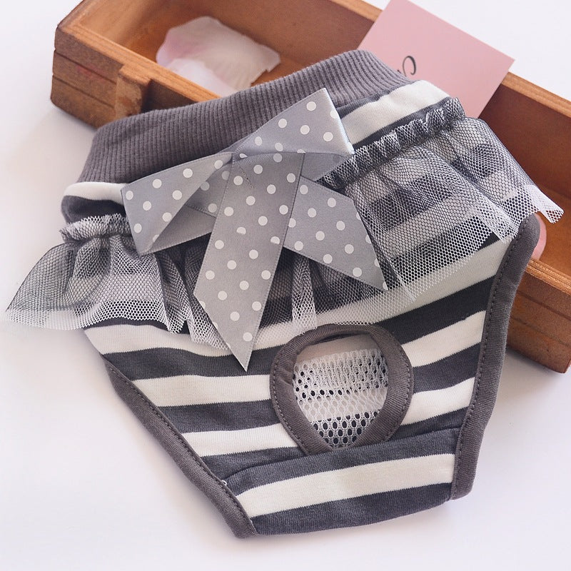 Dog Sanitary Pants for Female Dogs | 2-Piece Set