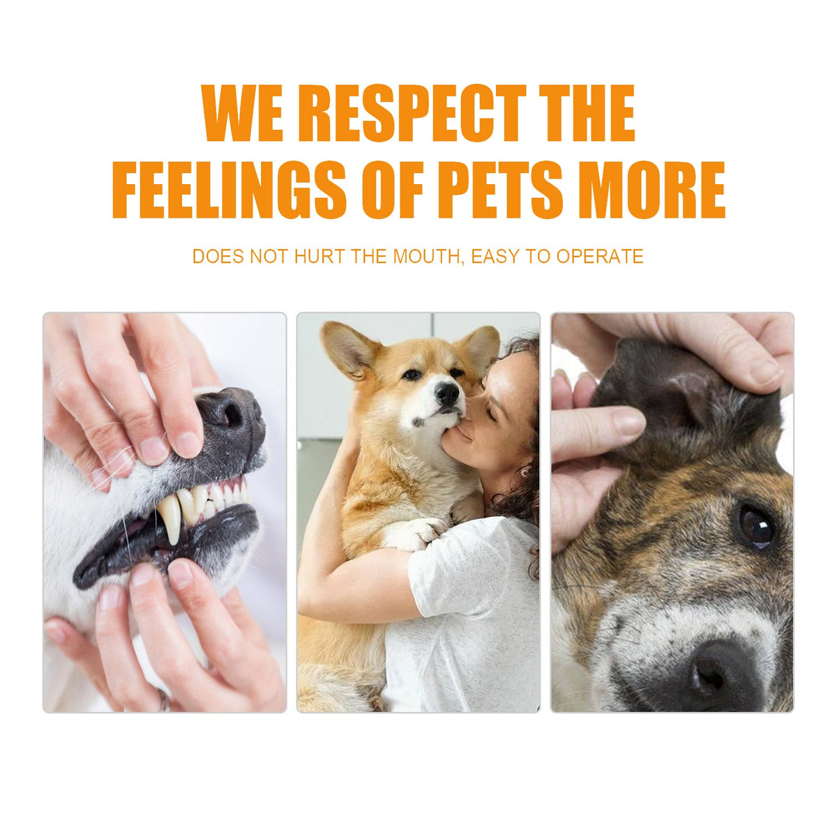 Pet Finger Tooth Wipes for Fresh Breath & Cleaner Teeth