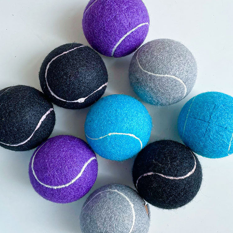 Rubber Dog Tennis Ball for Durable, Active Fetch Play