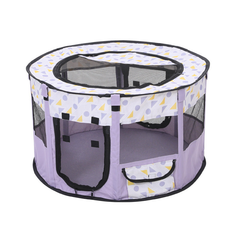 Foldable Pet Enclosure for Secure, Comfortable Travel