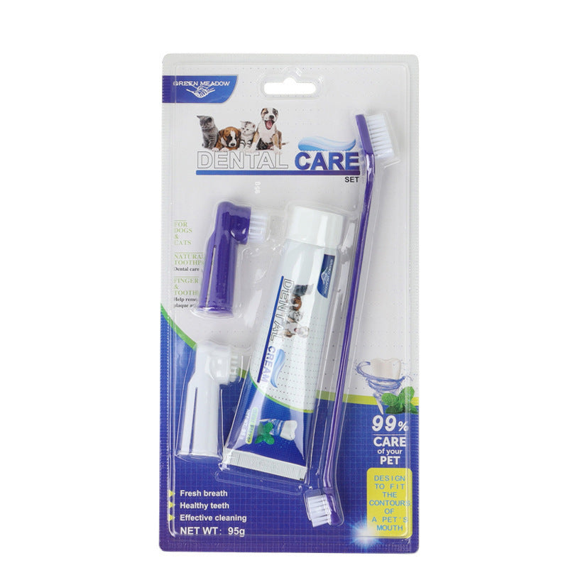 Pet Toothbrush Set for Fresh Breath and Clean Teeth