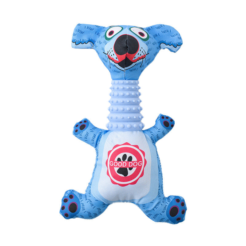 Squeaky Dog Chew Toy Set with Molar Texture, 3-Pack