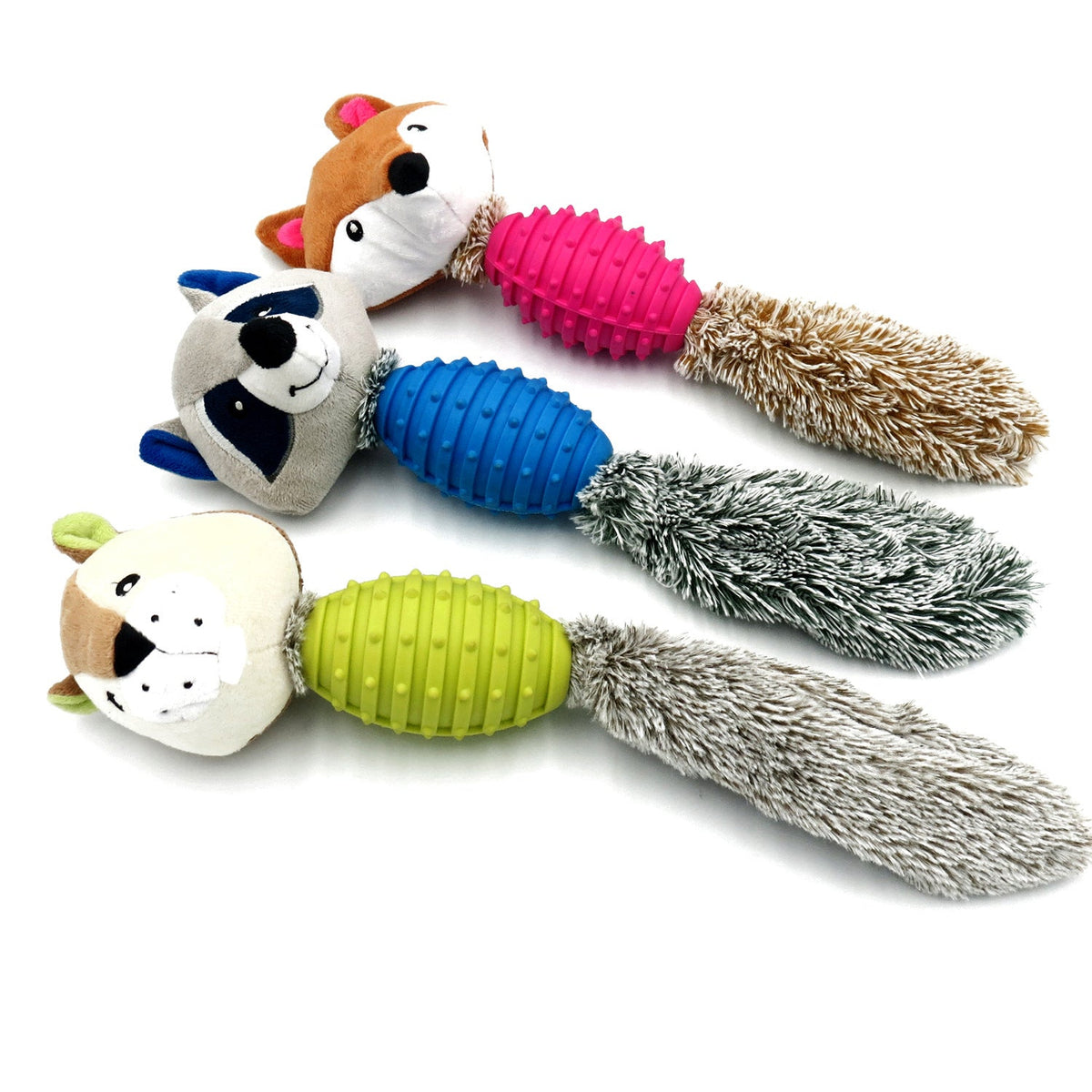 Plush Dog Chew Toy for Interactive Play & Clean Teeth