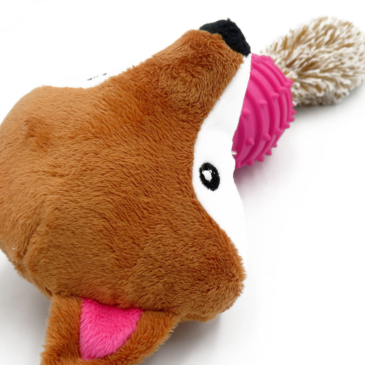 Plush Dog Chew Toy for Interactive Play & Clean Teeth