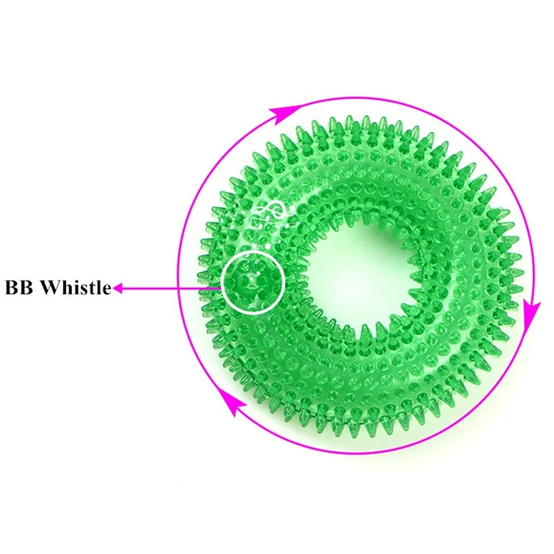 Dog Dental Chew Toy With Bristles for Cleaner Teeth