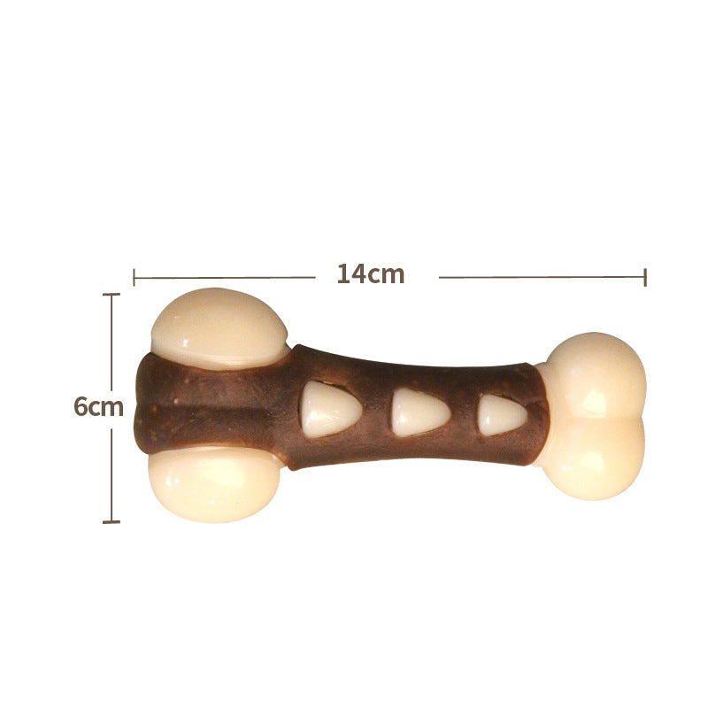 Textured Dog Chew Toy for Solo Play & Gum Stimulation