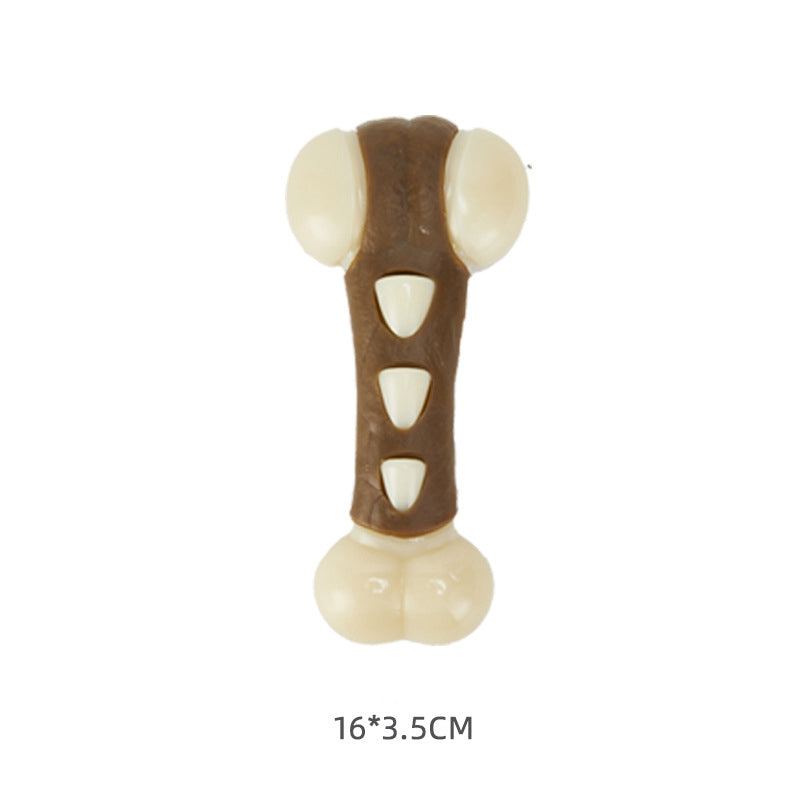 Textured Dog Chew Toy for Solo Play & Gum Stimulation