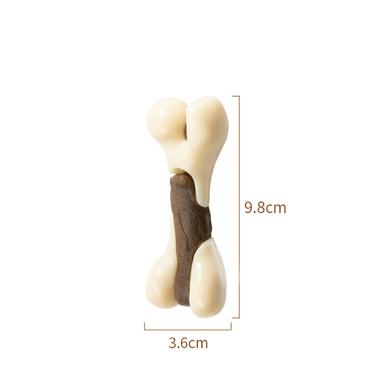 Textured Dog Chew Toy for Solo Play & Gum Stimulation