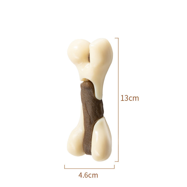 Textured Dog Chew Toy for Solo Play & Gum Stimulation