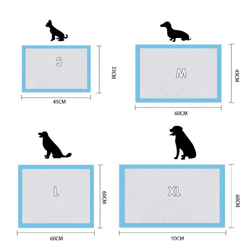 Bamboo Charcoal Dog Urine Pads for Cleaner Floors