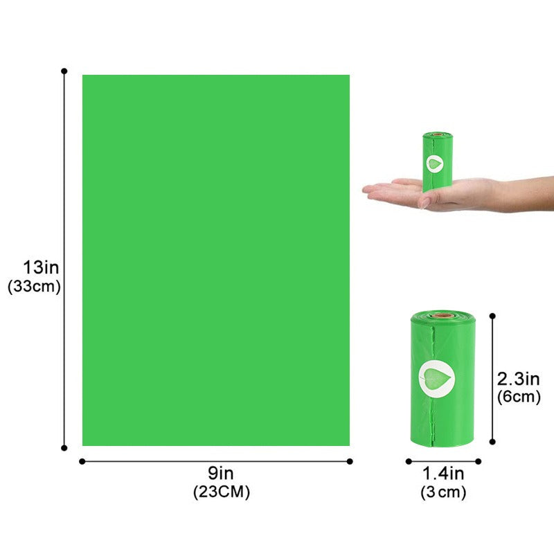 Compostable Pet Waste Bags With Portable Dog Dispenser