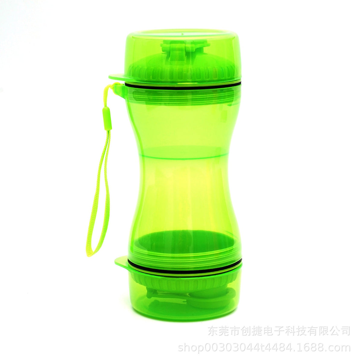 Pet Water Bottle With Food Cup for Outdoor Walks