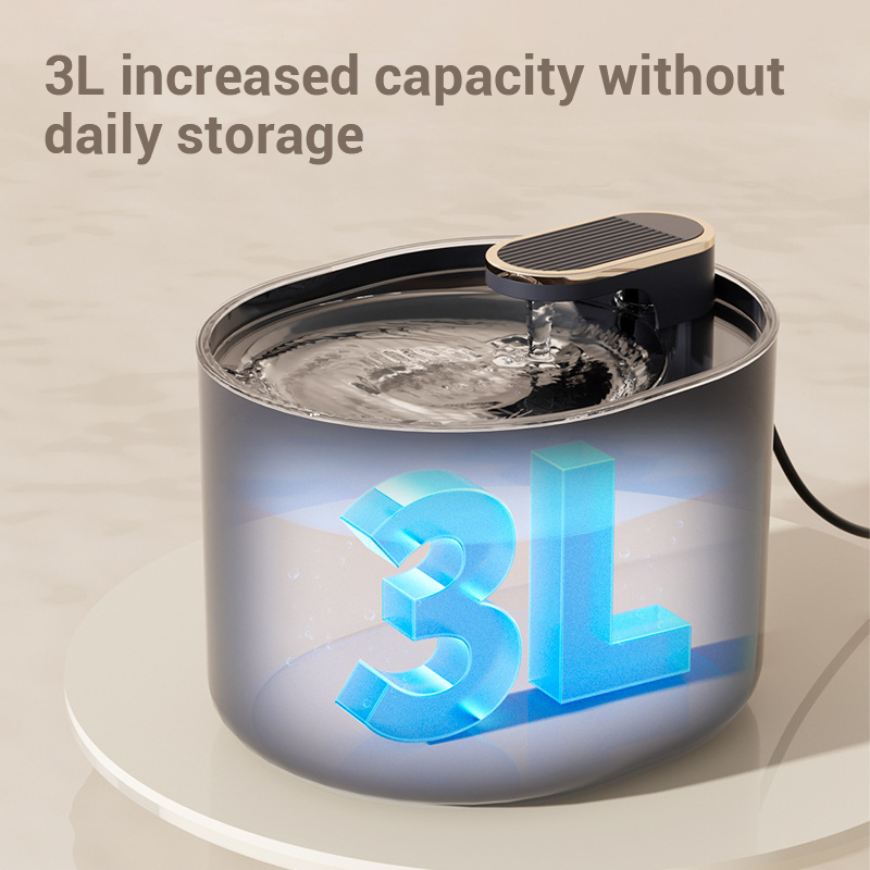 Automatic Cat Water Fountain With 3L Filtered Flow