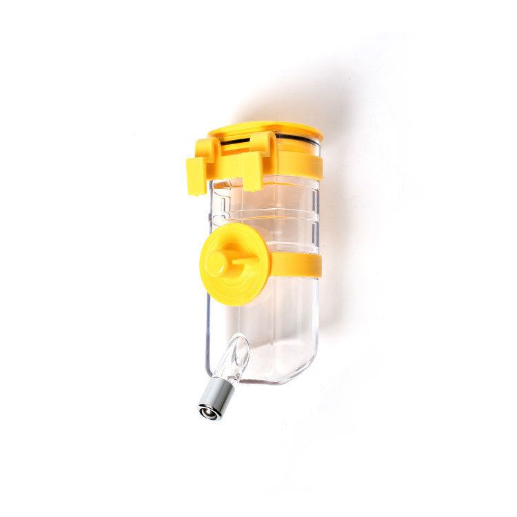 Automatic Pet Waterer With Spill-Reducing Metal Nozzle