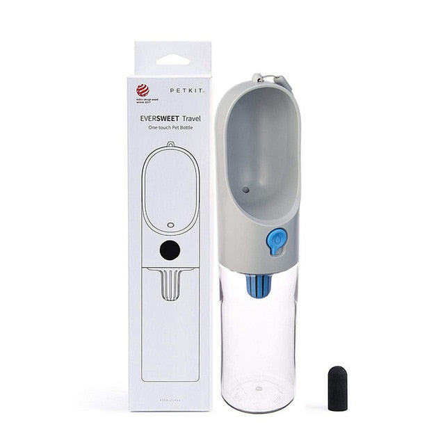 Portable Pet Water Bottle with Leak-Proof Travel Bowl