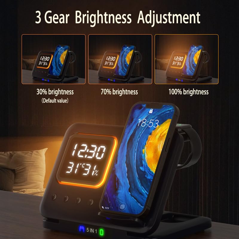 Wireless Charging Stand for iPhone and Apple Watch