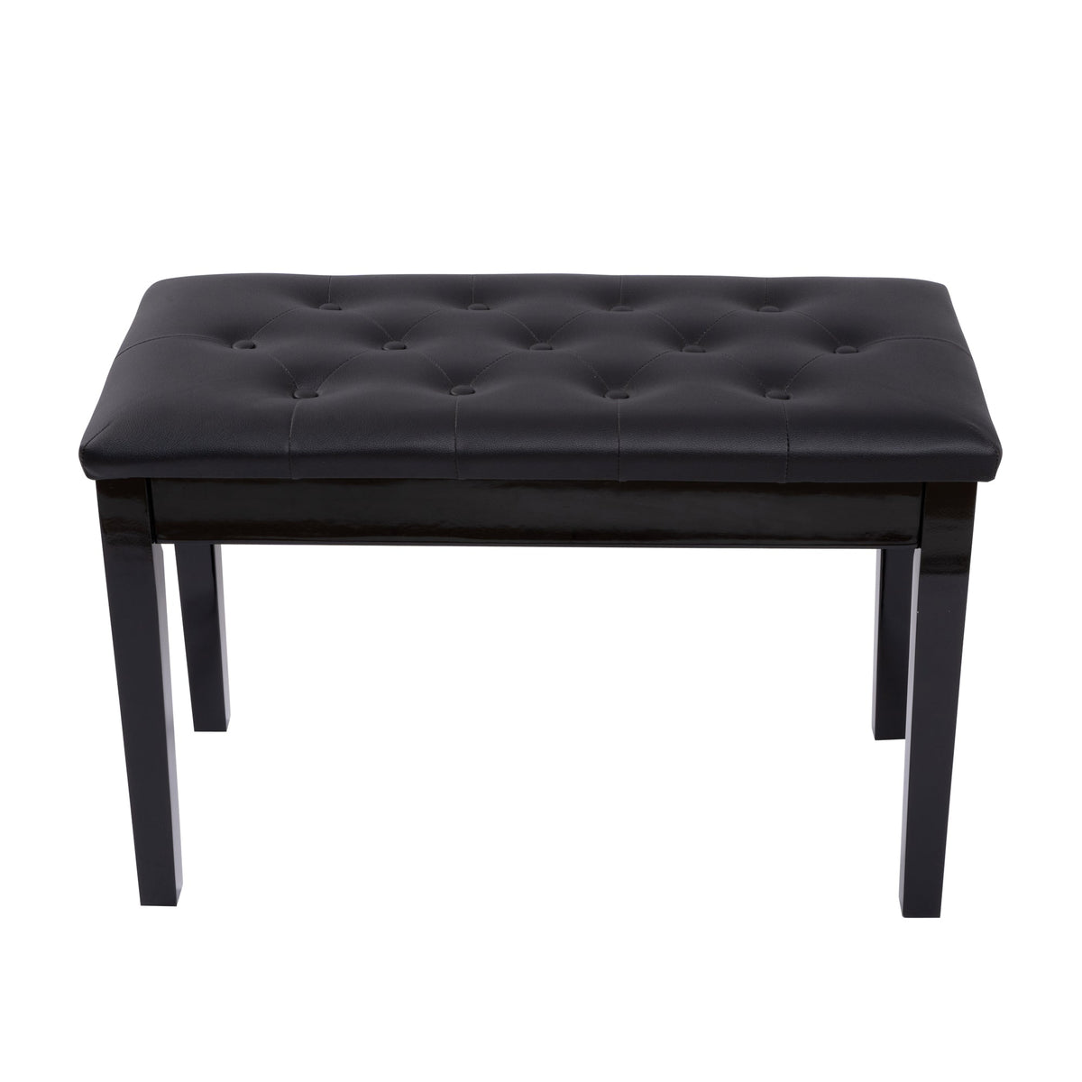 Piano Bench with Hidden Music Storage and Duet Seat