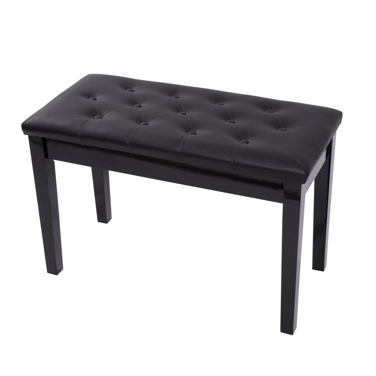 Piano Bench with Hidden Music Storage and Duet Seat