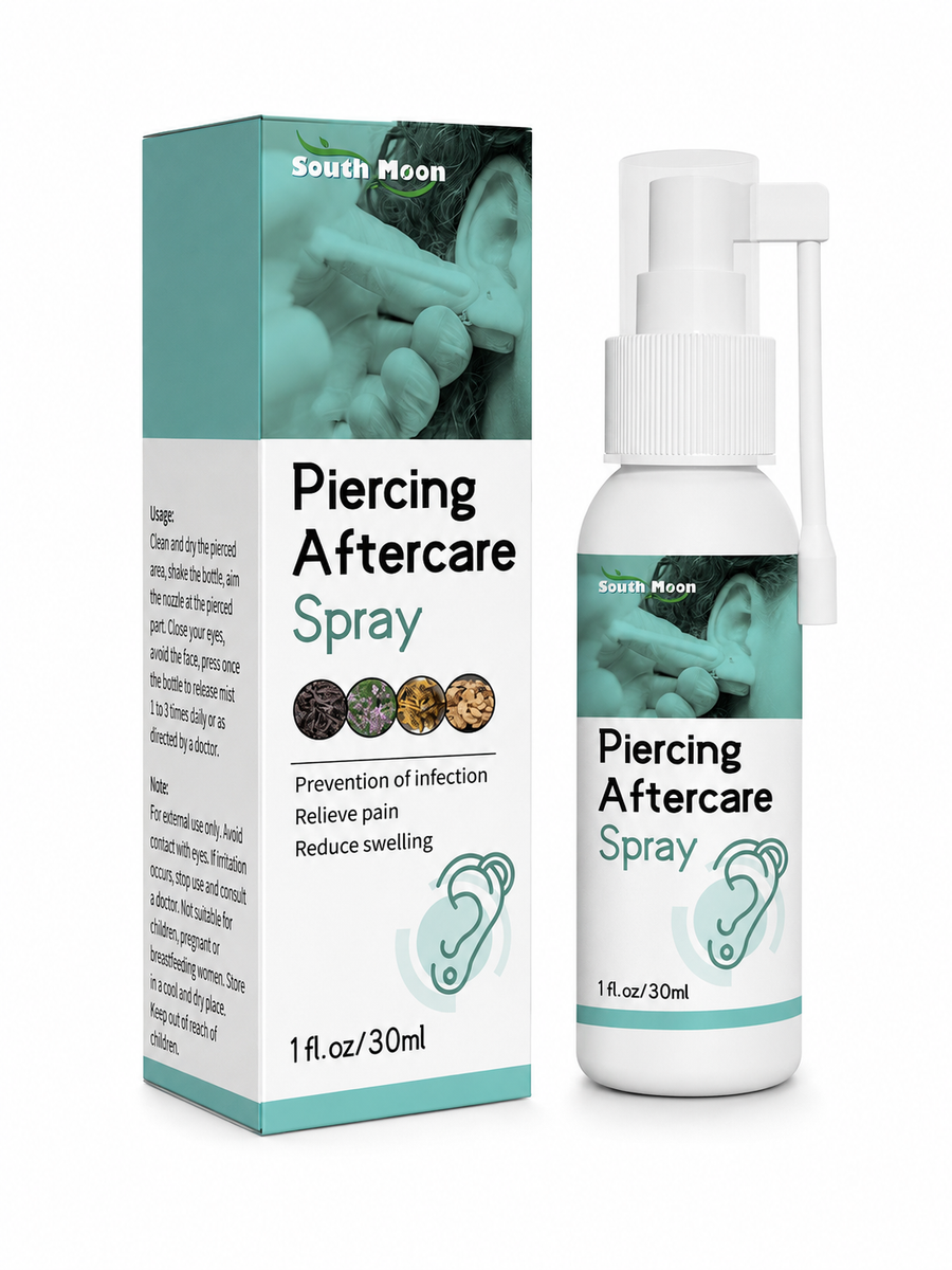 Piercing Aftercare Spray — Prevent Infection & Soothe Pain