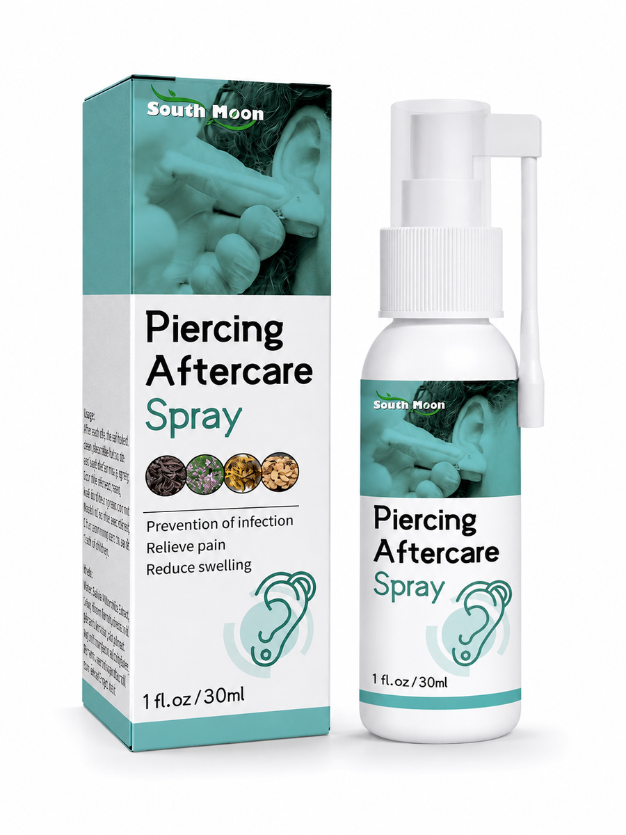 Piercing Aftercare Spray — Prevent Infection & Soothe Pain