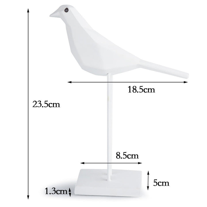 Pigeon Resin Ornament | Minimalist Tabletop Decor
