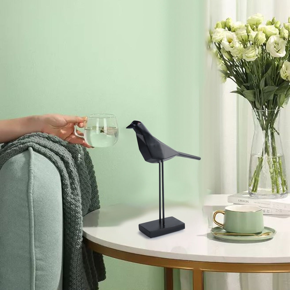 Pigeon Resin Ornament | Minimalist Tabletop Decor