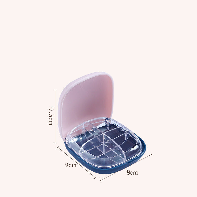 Portable Pill Box Organizer for Travel and Daily Use
