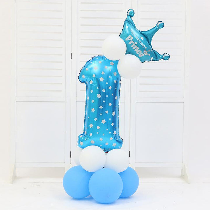 Number Balloon Pillar Set for Colorful Kids’ Birthdays