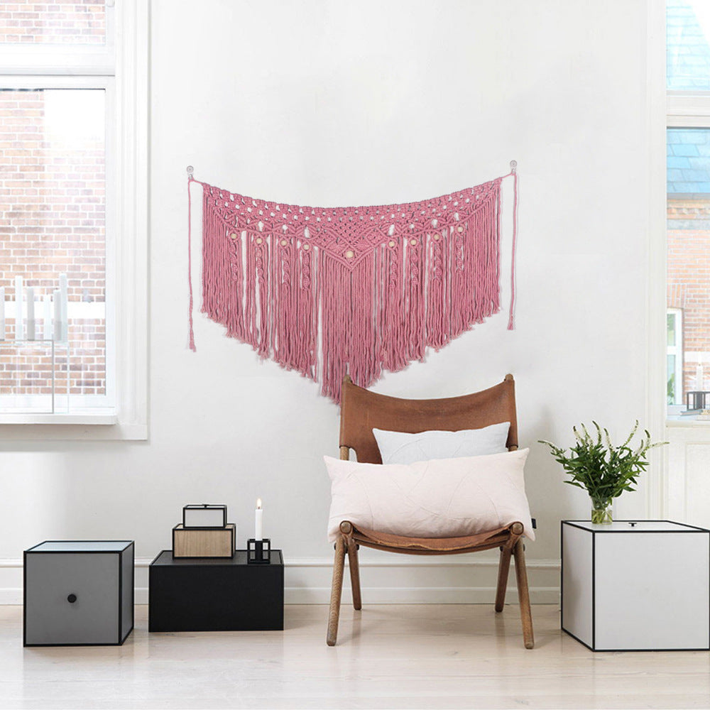Bohemian Woven Wall Hanging for Warmth and Texture