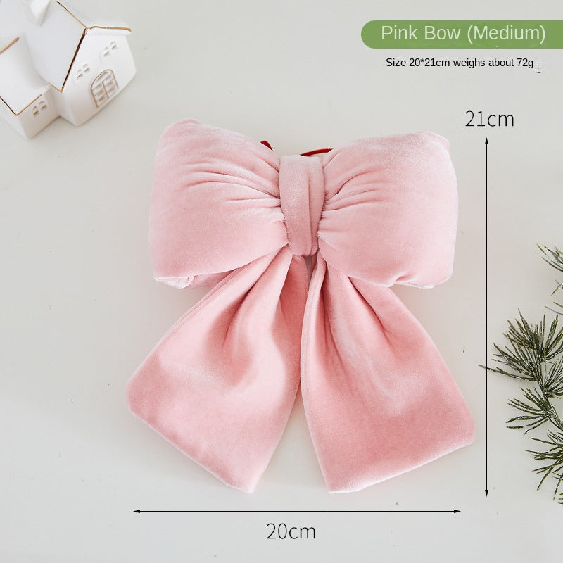 Pink Bow Decorations for Romantic Festive Display Decor