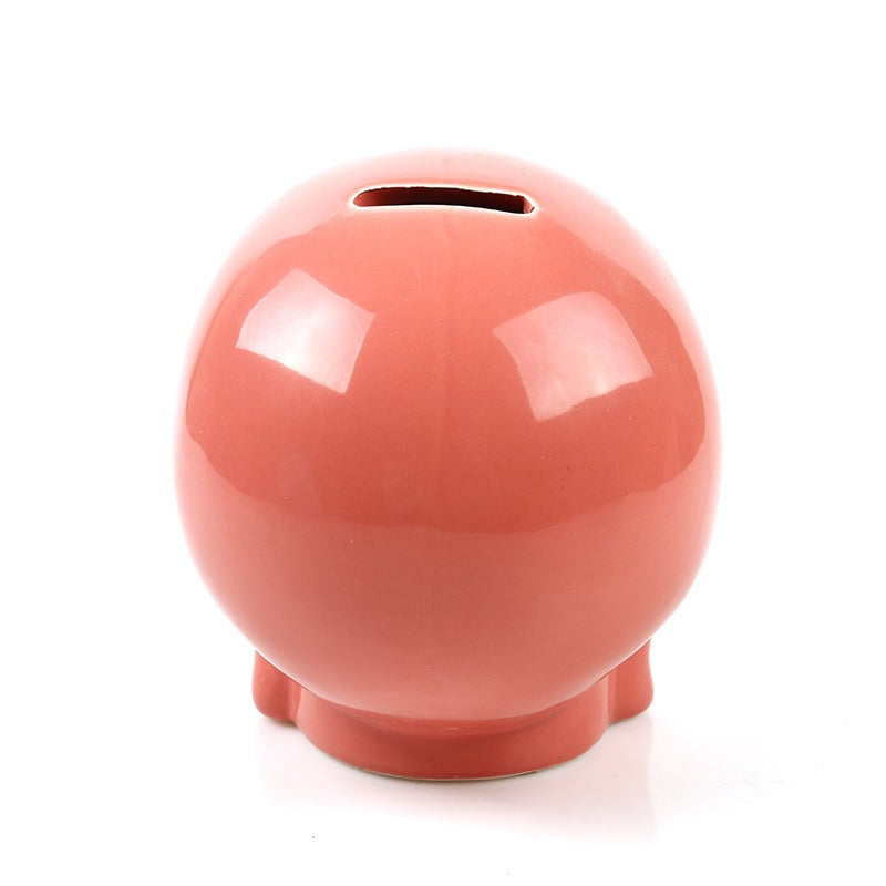 Pink Skull Piggy Bank for Stylish Decorative Savings