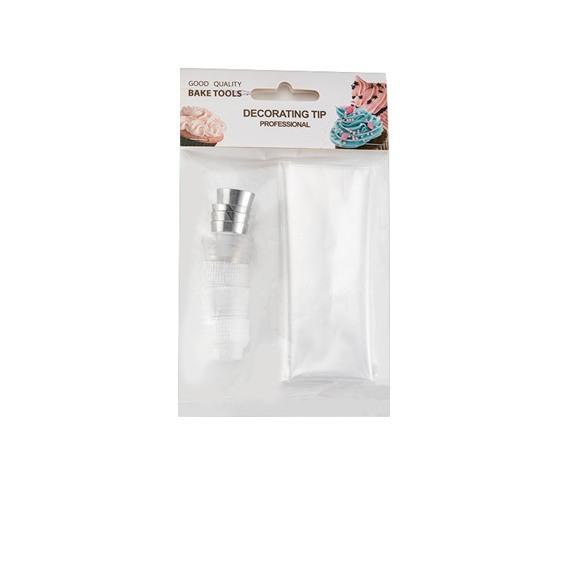 Cake Piping Nozzle Set with Stainless Steel Tips Kit
