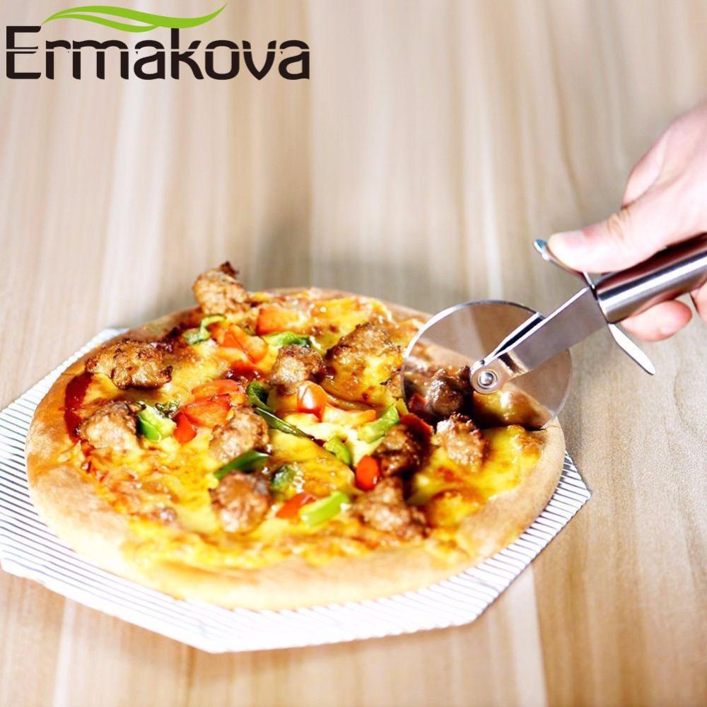 Stainless Steel Pizza Cutter for Clean, Even Slices