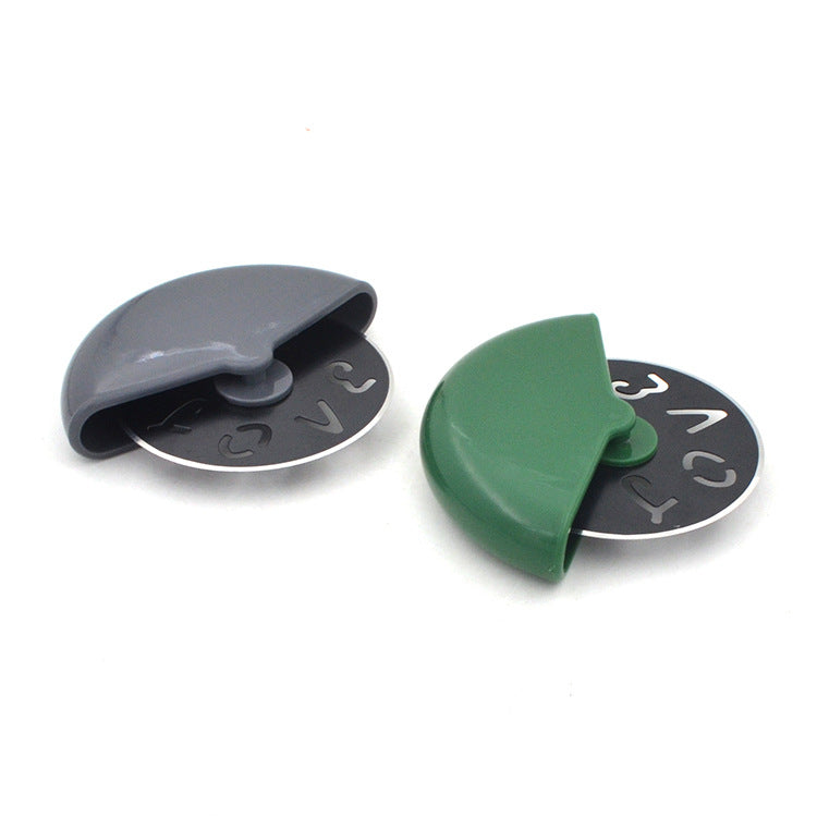 Stainless Steel Pizza Cutter with Non-Stick Blade & Guard
