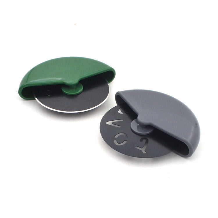 Stainless Steel Pizza Cutter with Non-Stick Blade & Guard
