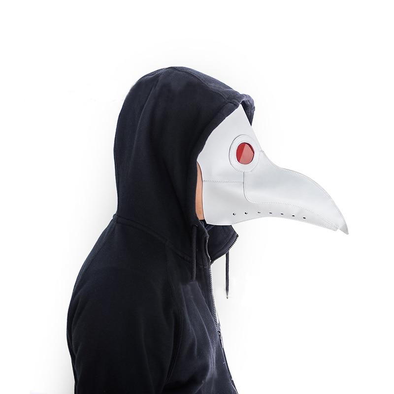 Plague Doctor Halloween Mask With Dramatic Long Beak