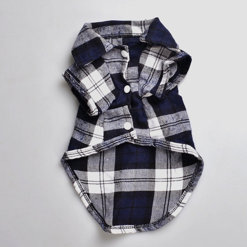 Plaid Dog Shirts for Small Dogs | Stylish Daily Walks